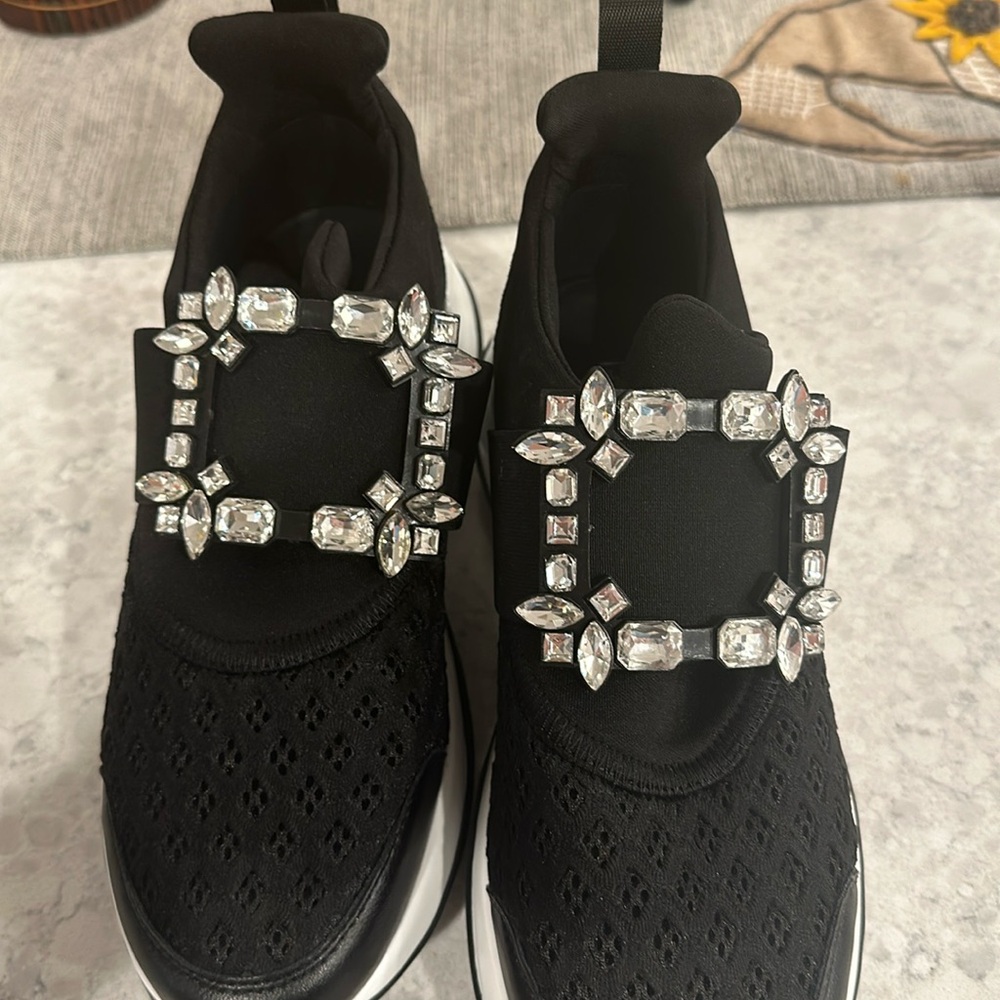 Ladies rhinestone Tennis Shoes